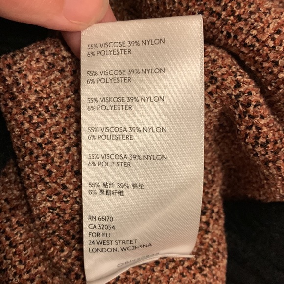 NWOT Free People Chenille animal print turtleneck crop sweater size medium - Picture 9 of 9